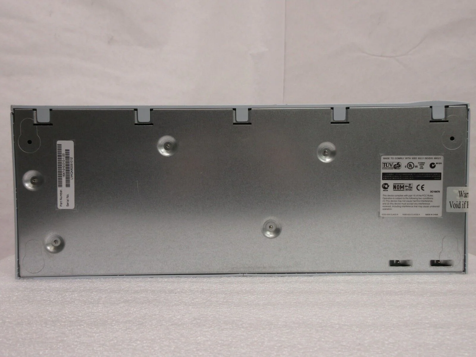 3Com 1647-010-010-1.00 Baseline Switch 2016 3C16470 AMAT Quantum X Used Working - Image 6