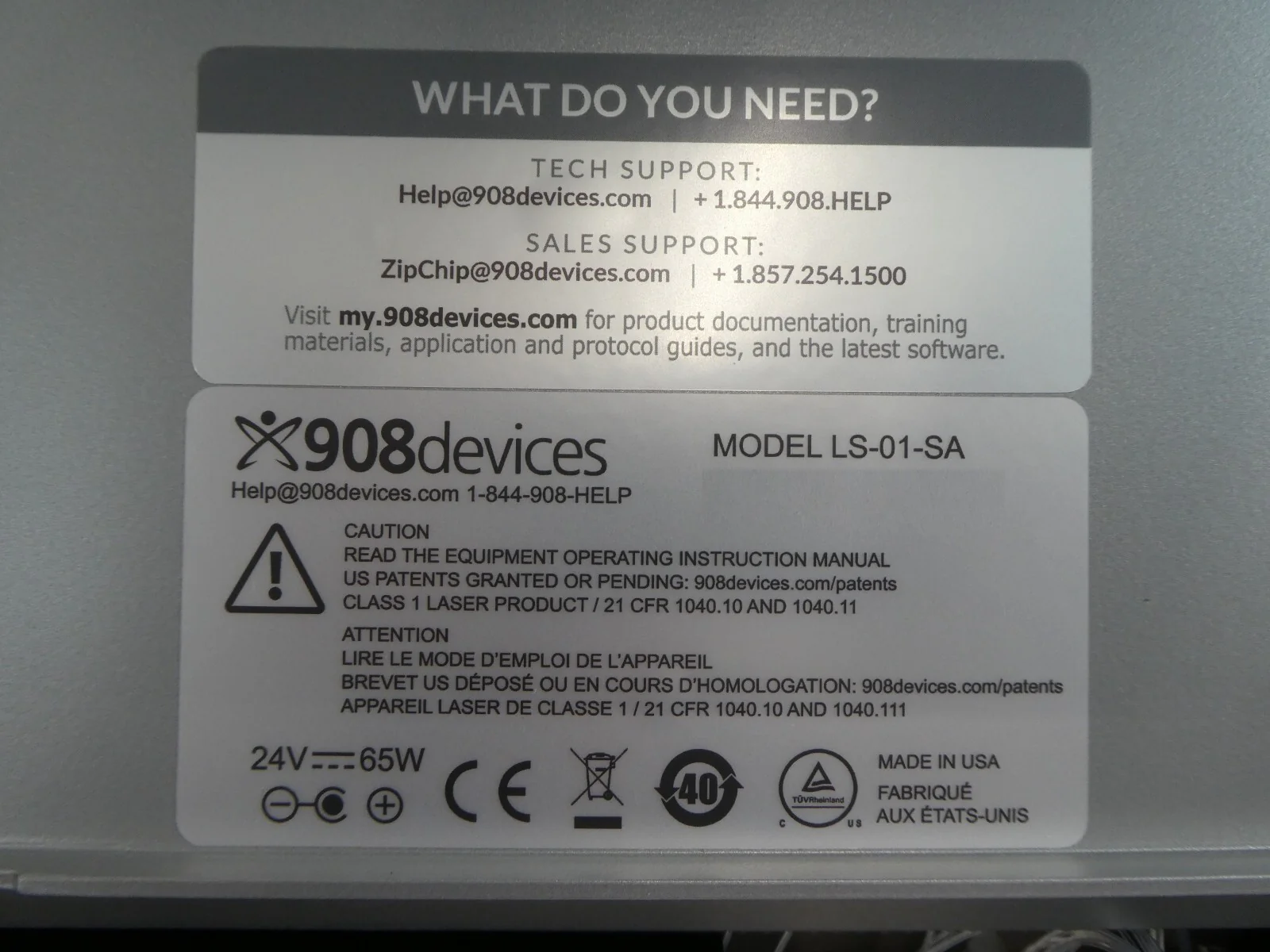 908 Devices LS-01-SA ZipChip CE-MS Mass Spectrometry System QTrap QTOF Surplus - Image 10