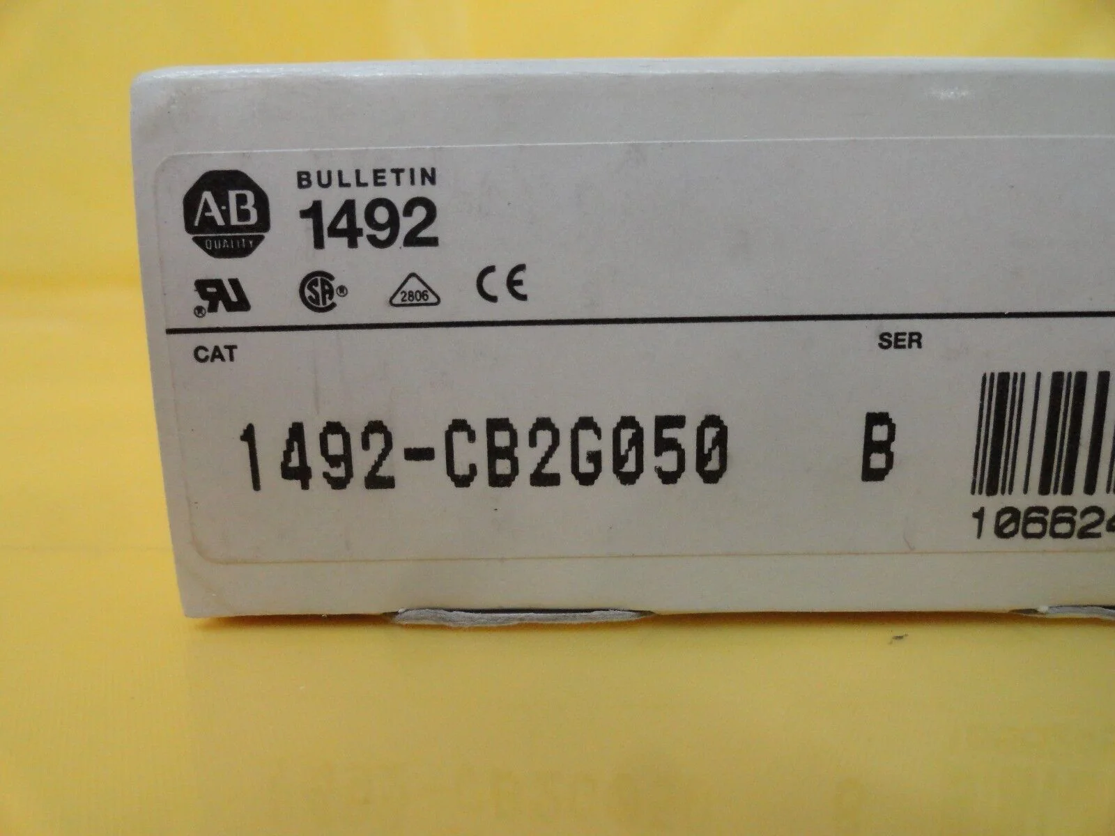 A-B Allen-Bradley 1492-CB2G050 2-Pole Circuit Breaker Reseller Lot of 5 New - Image 3