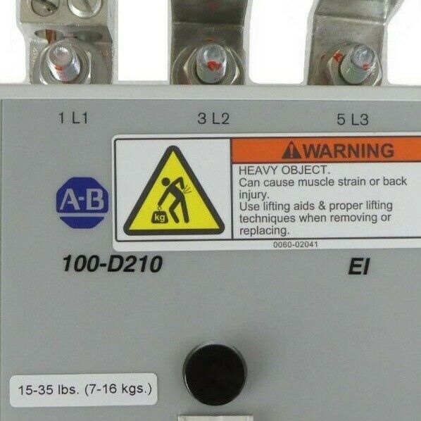 AB Allen-Bradley 100-D210EA11 Contactor 100-D210 210 EI 100-D AMAT Working Spare - Image 9