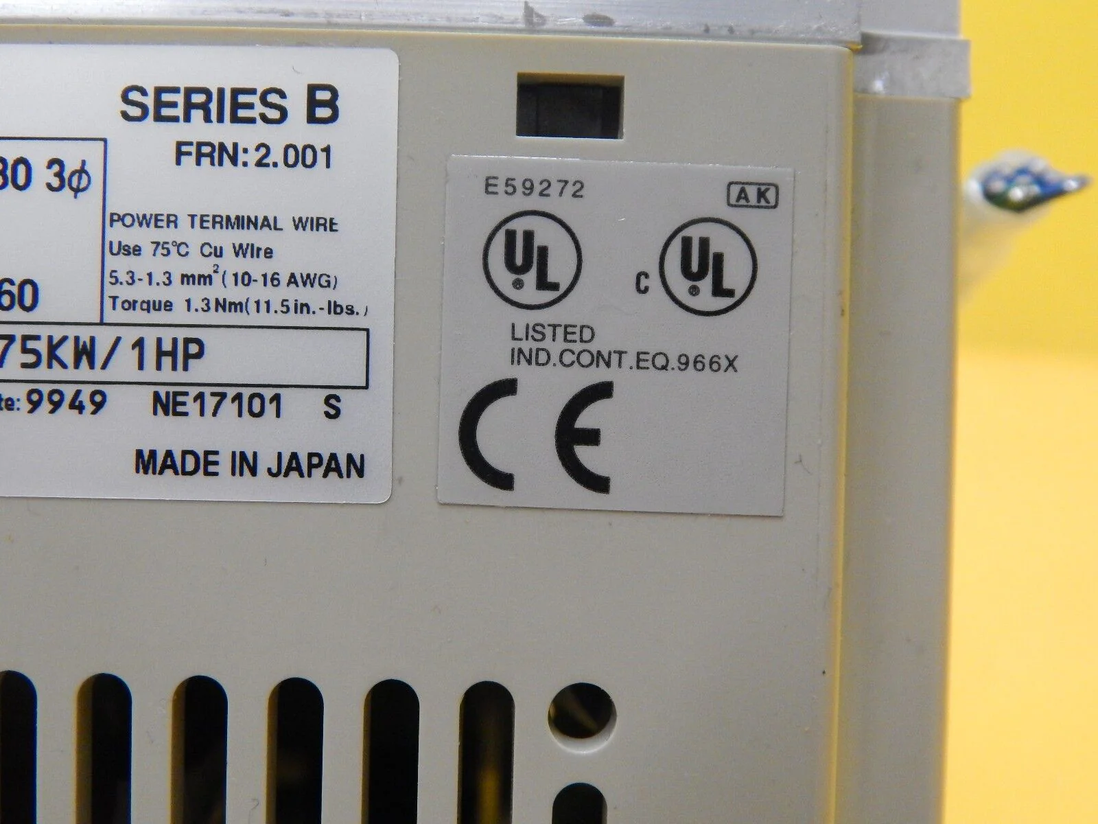 AB Allen-Bradley 161S-AA04NPU Adjustable Frequency Drive Series B Used Working - Image 9