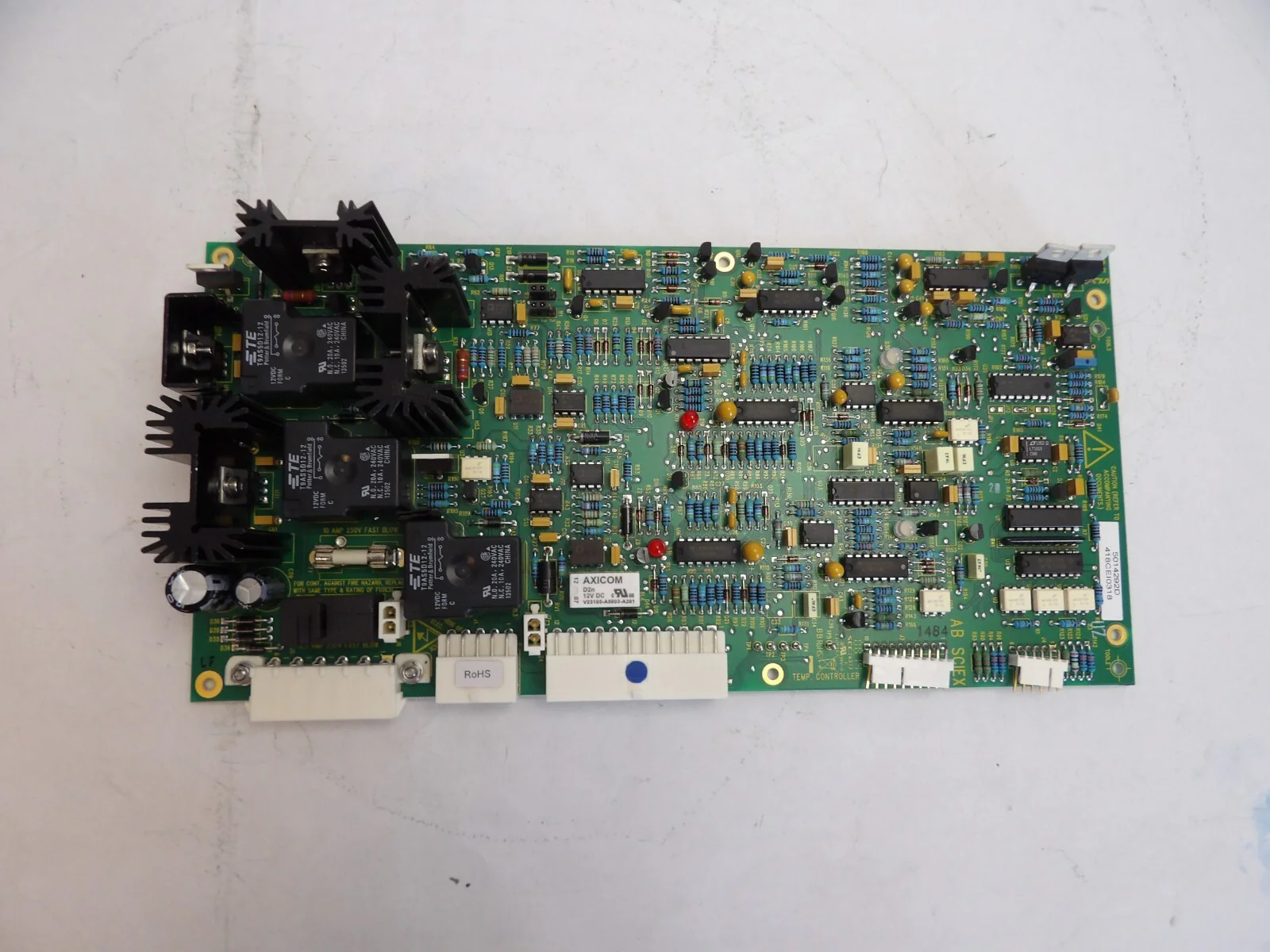 AB Sciex 5014292 Temperature Controller PCB API 5000 Spectrometer 025592 Working - Image 2