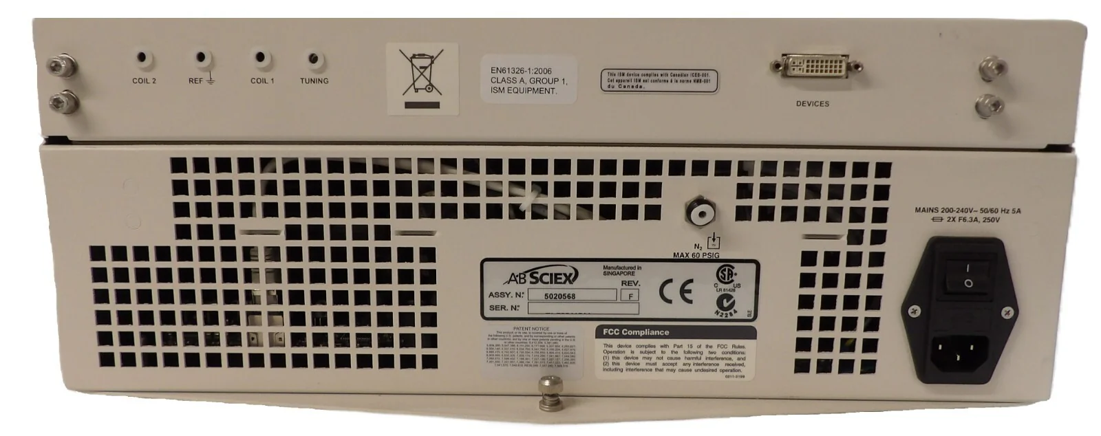 AB Sciex 5020568 SelexION Mass Spectrometer Coil Controller Module As-Is Spare