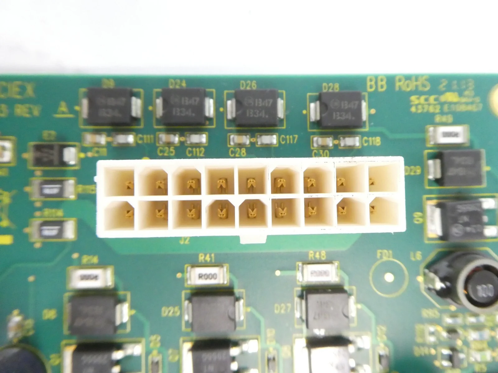 AB Sciex 5026003 Control Interface PCB API 4000 LC/MS/MS Working Surplus - Image 7