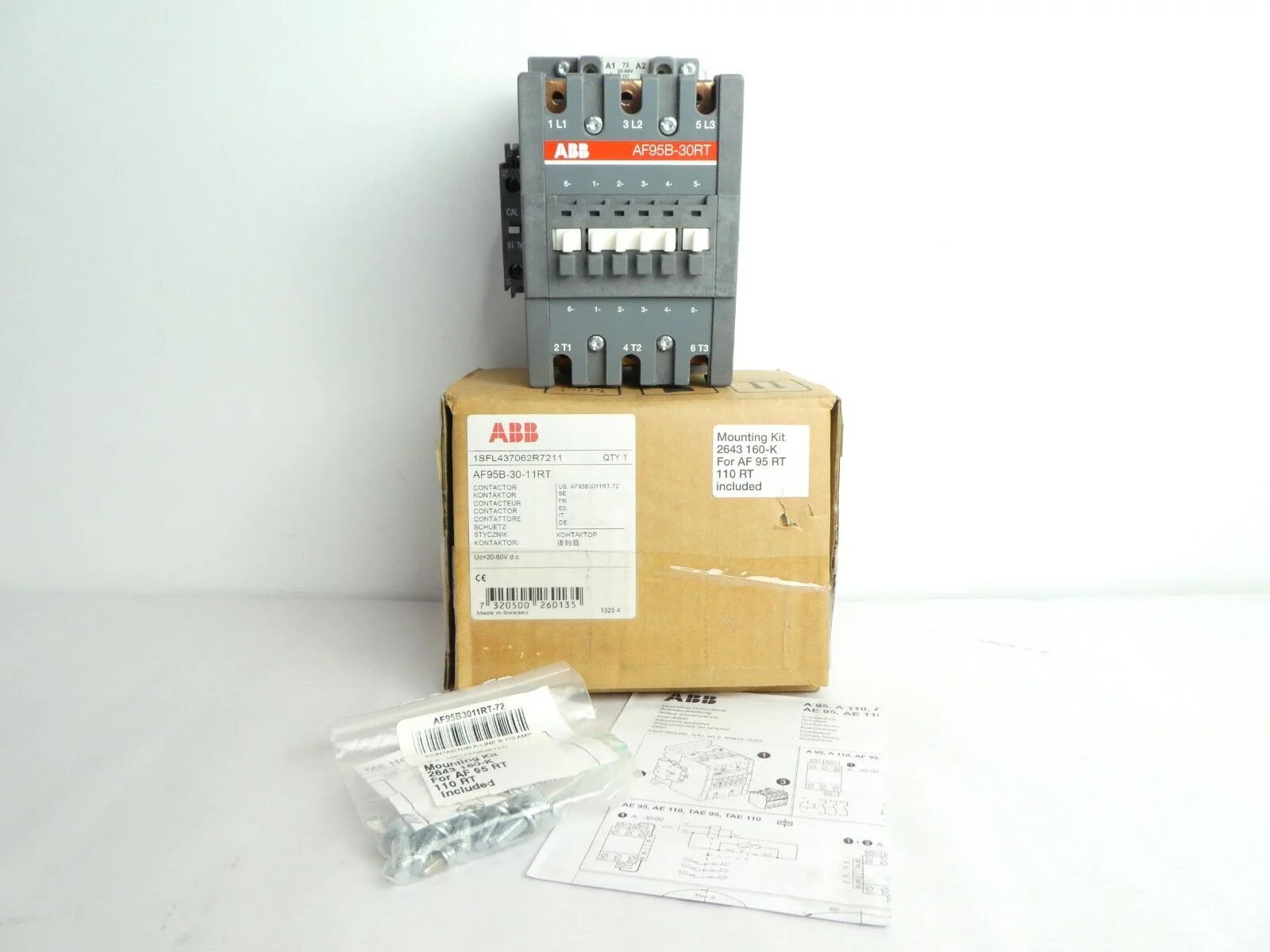 ABB AF95B-30-11RT Contactor ASM 1057-913-01 New Surplus - Image 2