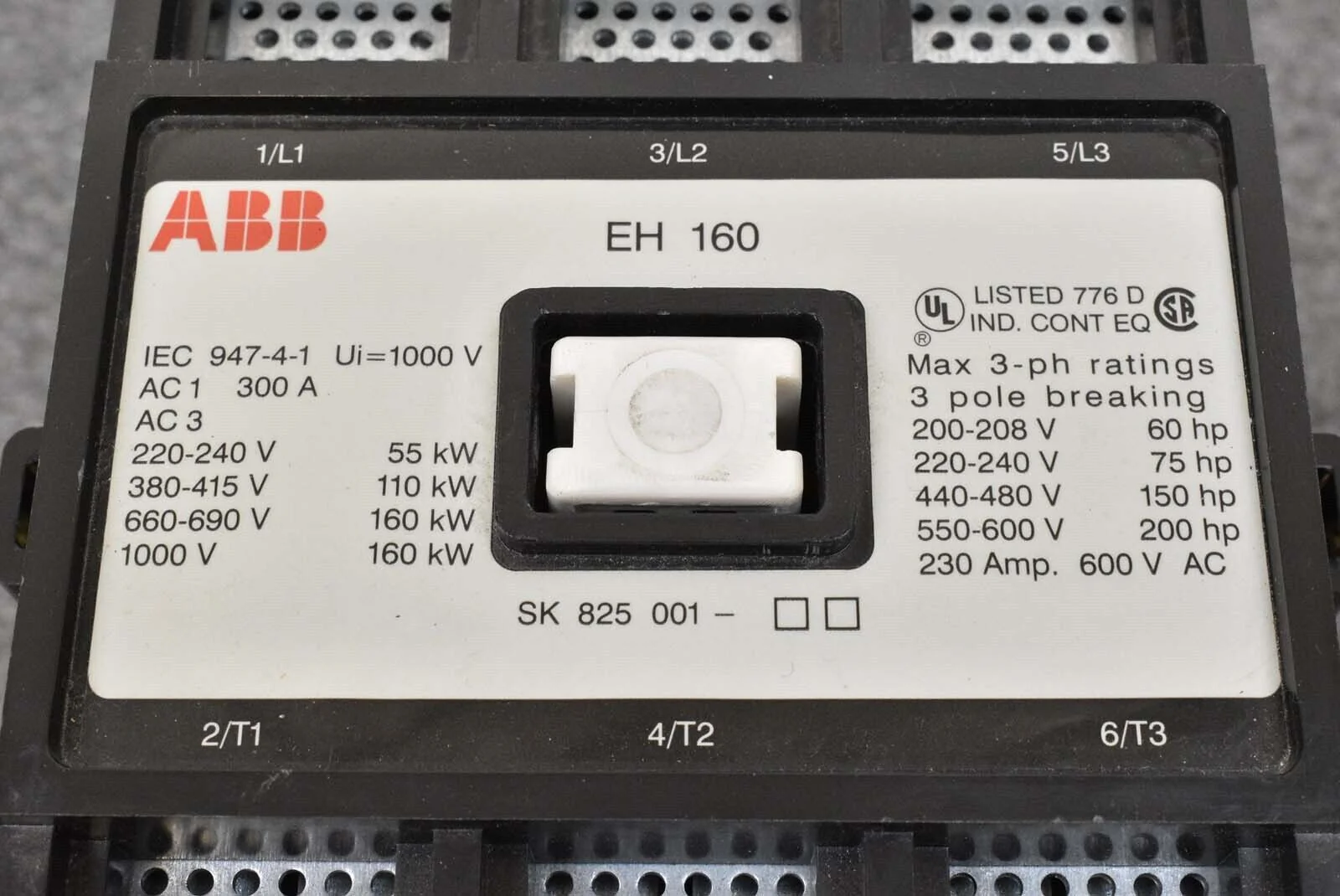 ABB EH160C-N Contactor Coil, 3 Pole Breaker - Image 3