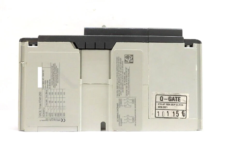 ABB Sace Tmax Xt4 H 250 4 Pole Industrial Circuit Breaker New Surplus - Image 3