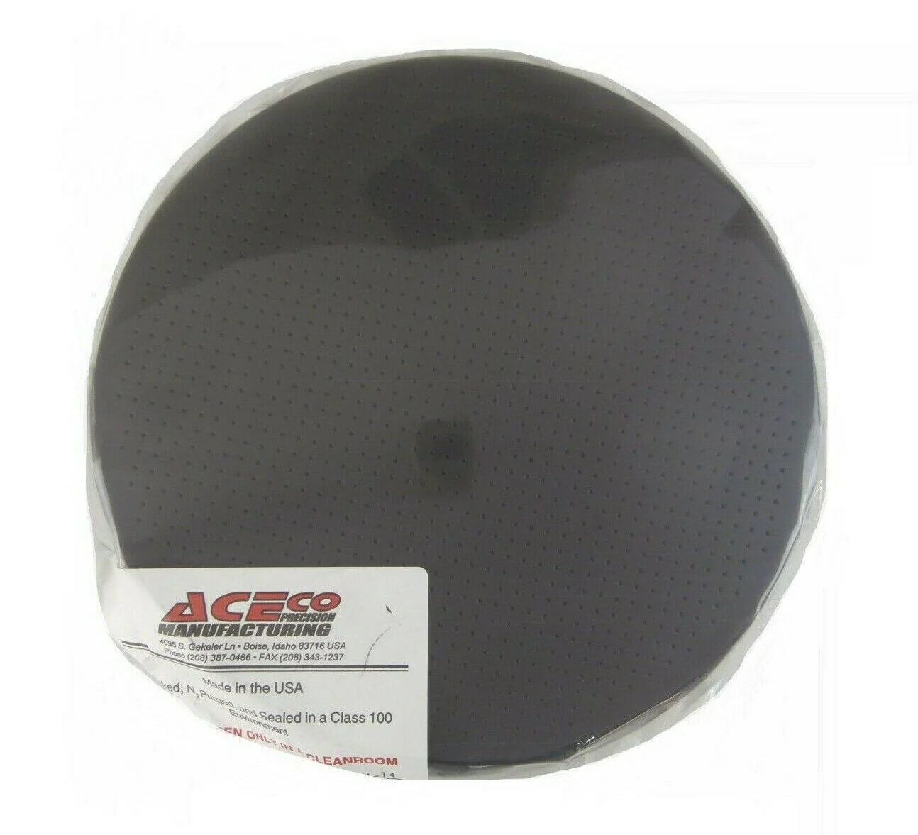 AceCo CS33-155N 200mm Aluminum Cathode Upper Electrode CS33-155 New Surplus - Image 2