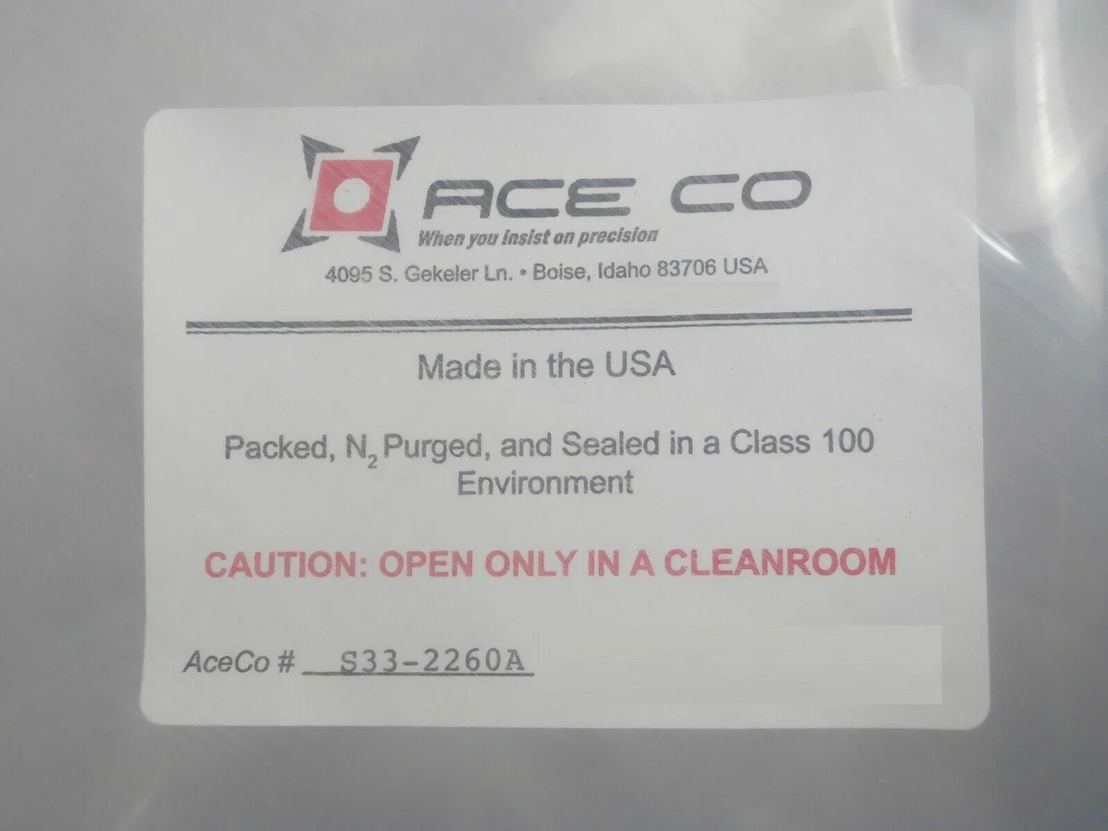 AceCo S33-2260A 300mm SCCM-CAR/GBT Depo Shield New Surplus - Image 9