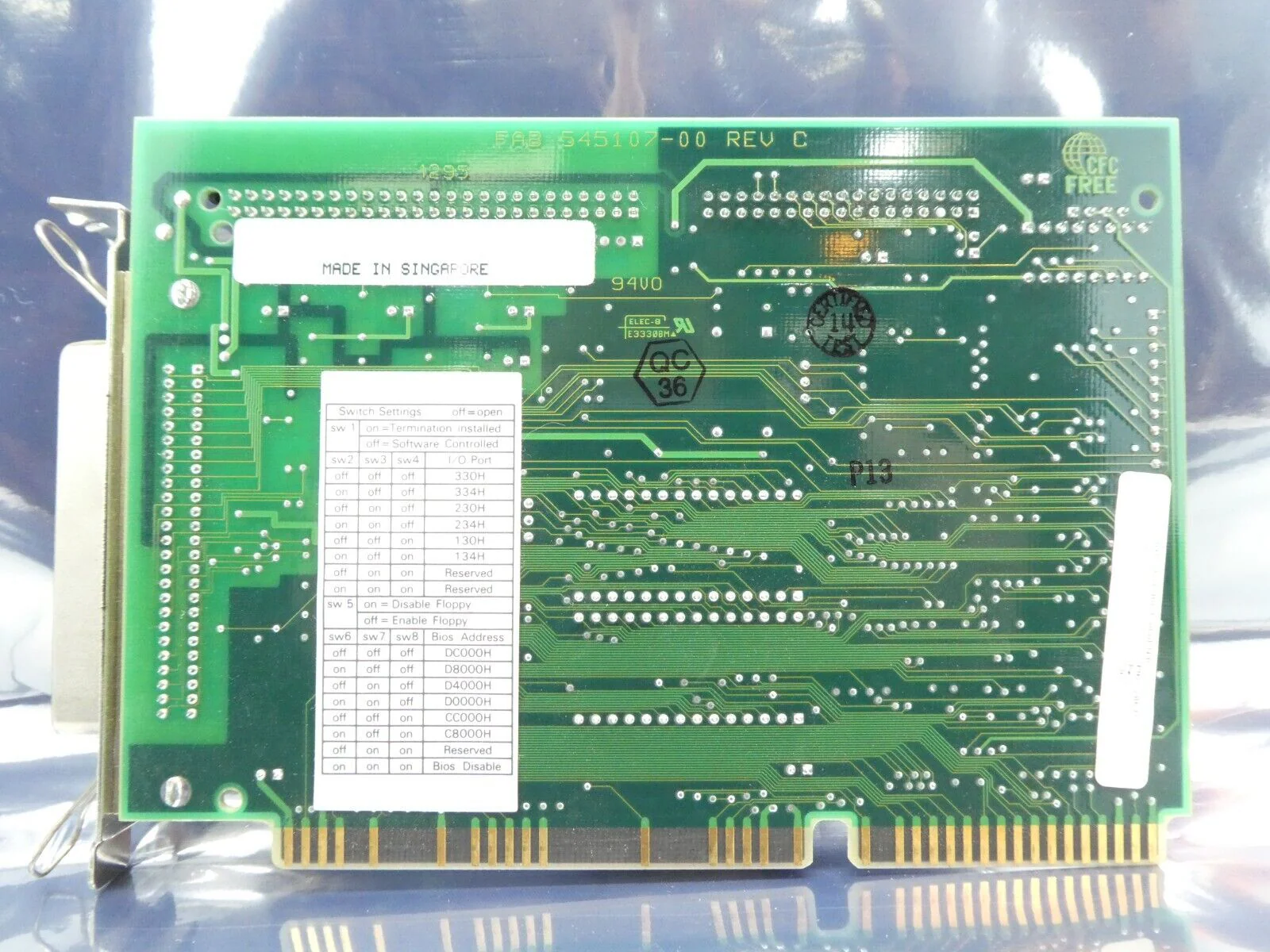 Adaptec AHA-1542CF/1540CF Adapter PCB 545106-00 Reseller Lot of 6 Working Spare - Image 4