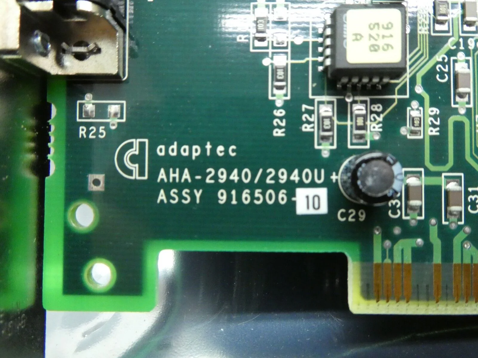 Adaptec AHA-2940/2940U Ultra Wide SCSI PCI Controller PCB Card Used Working - Image 10