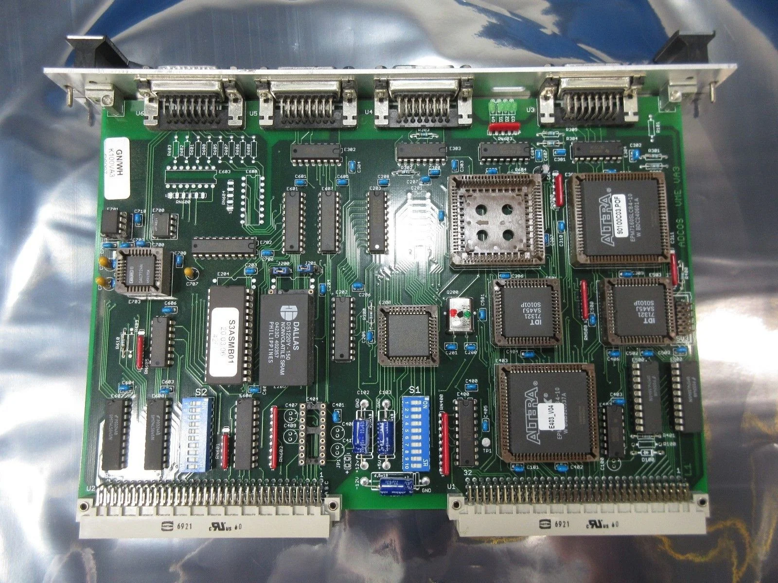 ADCOS GN/WH K100VA3 Encoder PCB VME A-100 Alphasem SL9021 Used Working - Image 3