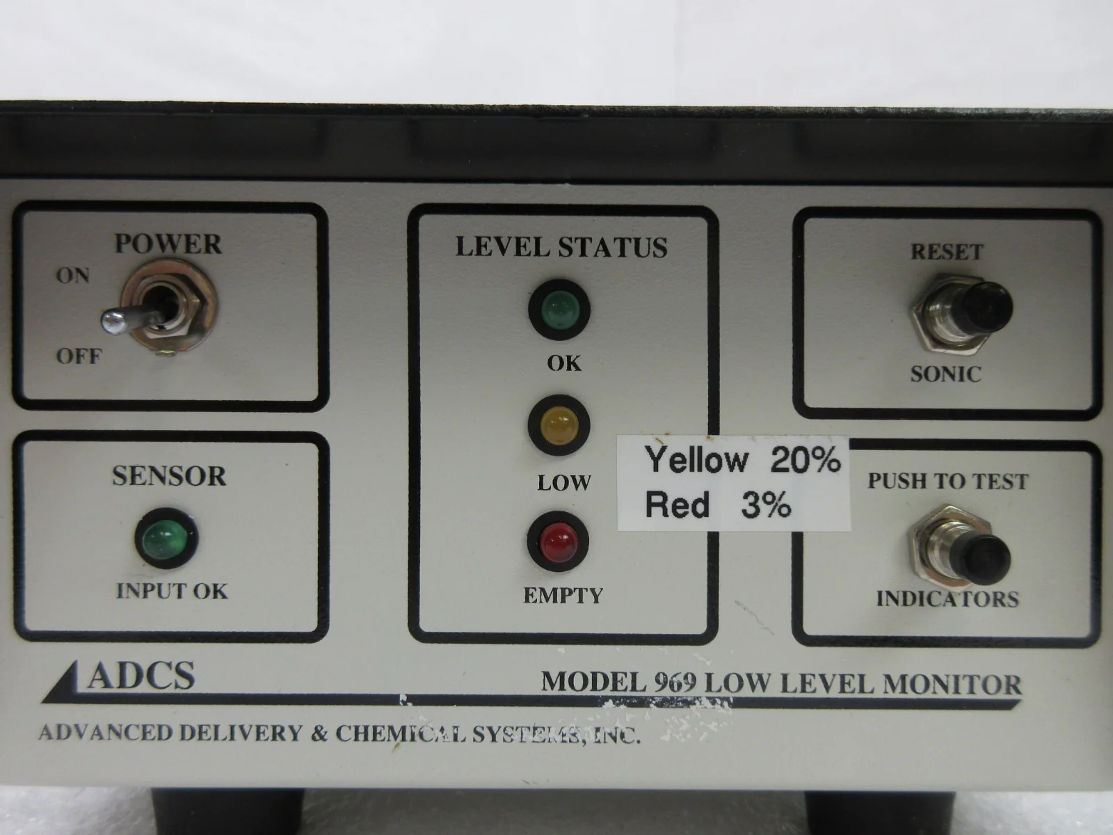 ADCS Advanced Delivery & Chemical System 969 Low Level Monitor Lot of 10 Spare - Image 8