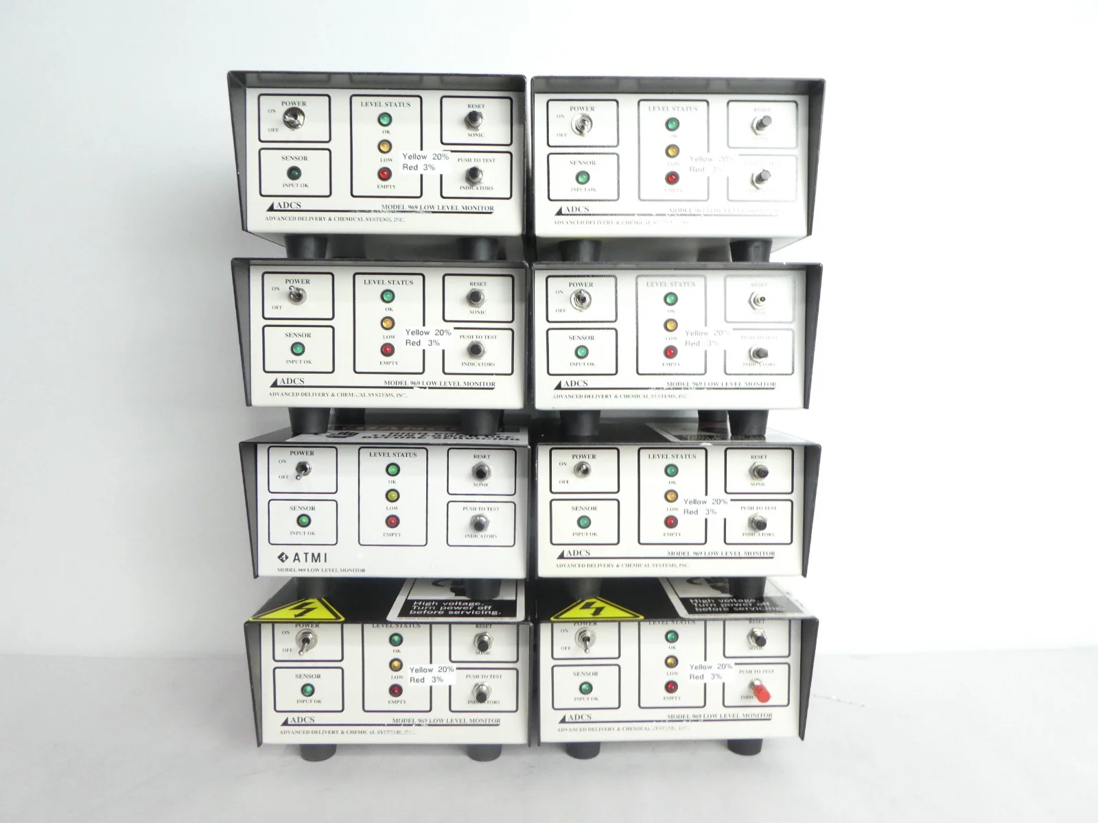 ADCS Model 969 Low Level Monitor Reseller Lot of 8 Used Working - Image 2