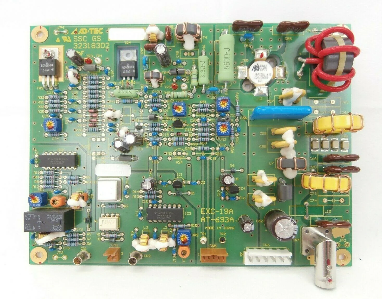 ADTEC Plasma Technology 32318302 SSC GS Board PCB AT-693A AXR-2000III Spare - Image 2