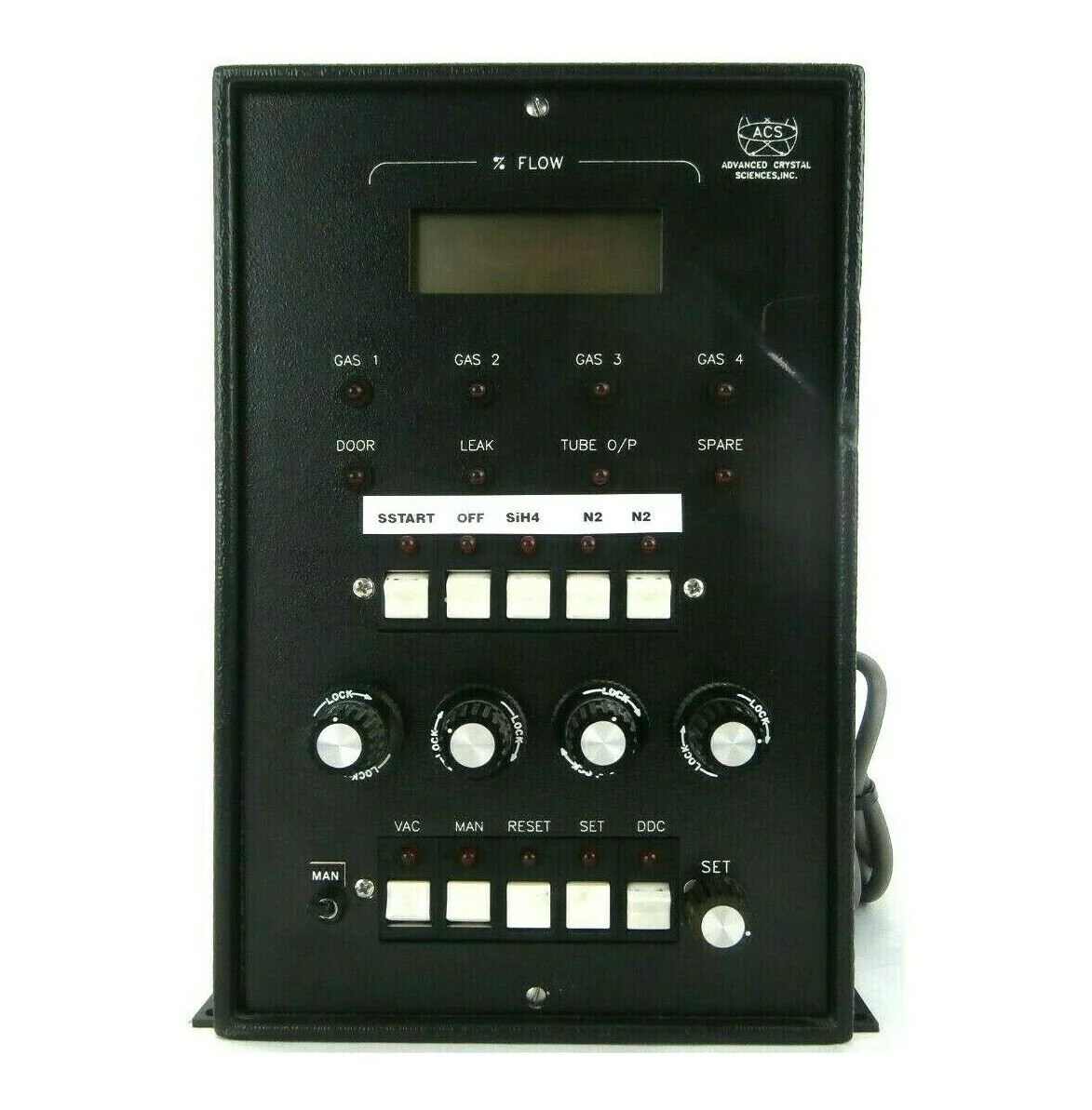 Advanced Crystal Sciences 500 Gas Flow Monitor Controller Working Spare - Image 2