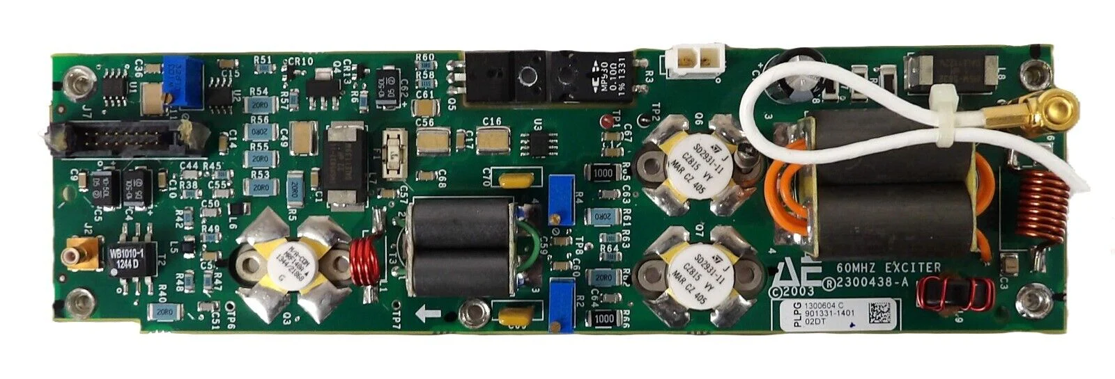 AE Advanced Energy 1300604 60MHZ Exciter PCB Assembly Working Surplus