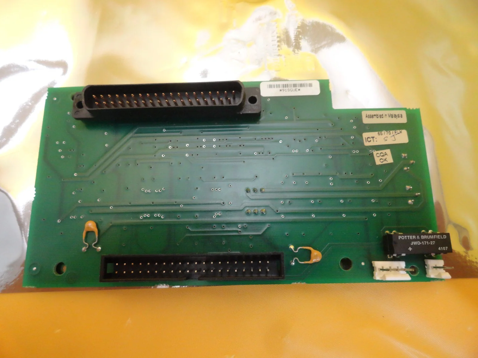AE Advanced Energy PLE 1305832 E AZX Control Interrupt 2305744-B PCB Board Used - Image 8