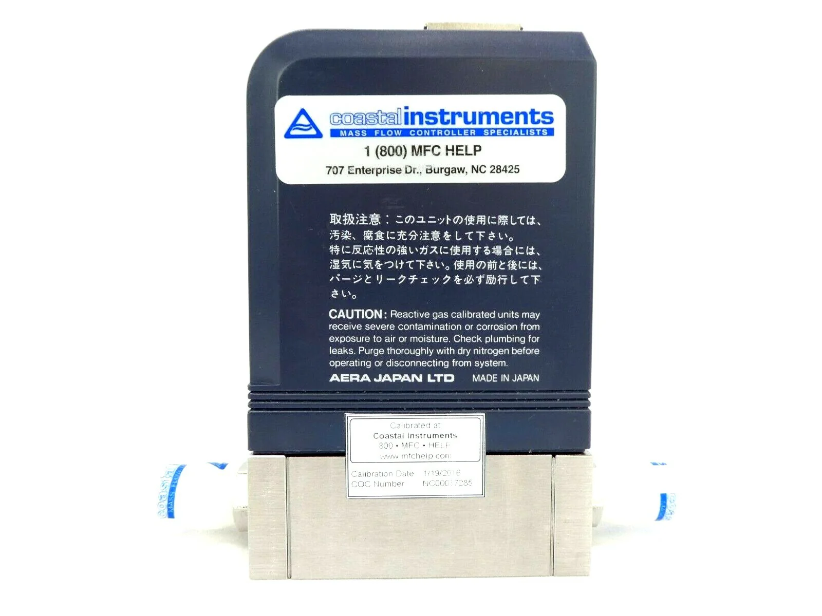 Aera FC-D980C Mass Flow Controller MFC 100 SCCM N2 Refurbished Surplus - Image 4