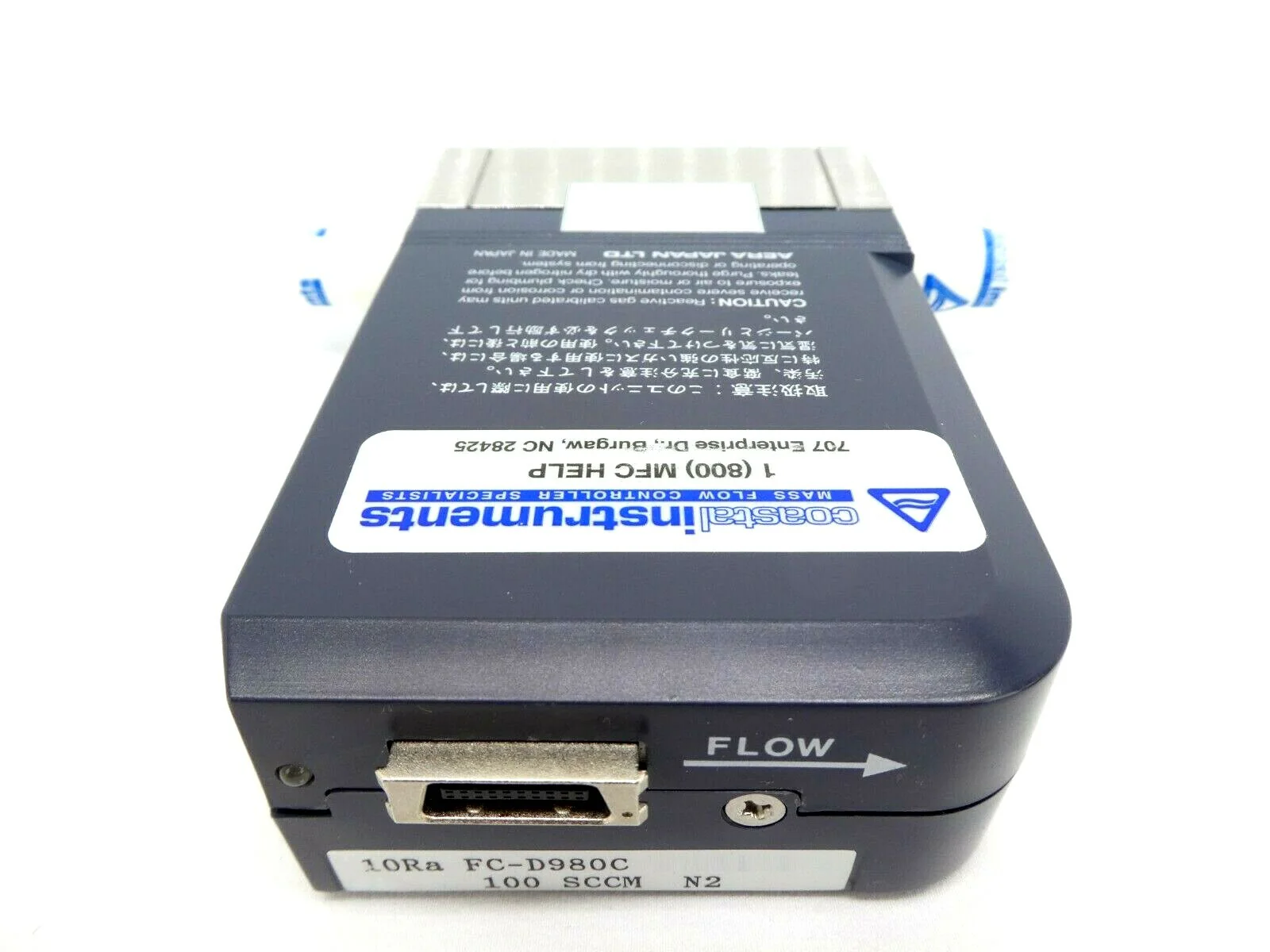 Aera FC-D980C Mass Flow Controller MFC 100 SCCM N2 Refurbished Surplus - Image 7