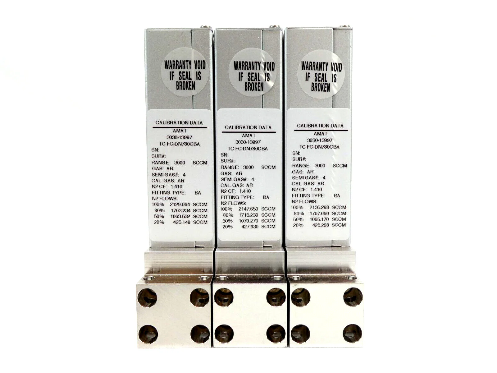 Aera FC-DN780C-BA Mass Flow Controller MFC Lot of 6 AMAT 0190-26304 3030-13997 - Image 10