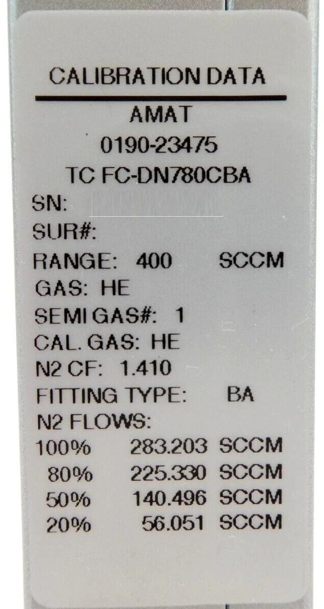 Aera FC-DN780C-BA Mass Flow Controller MFC Lot of 7 AMAT 0190-23475 3030-14001 - Image 9