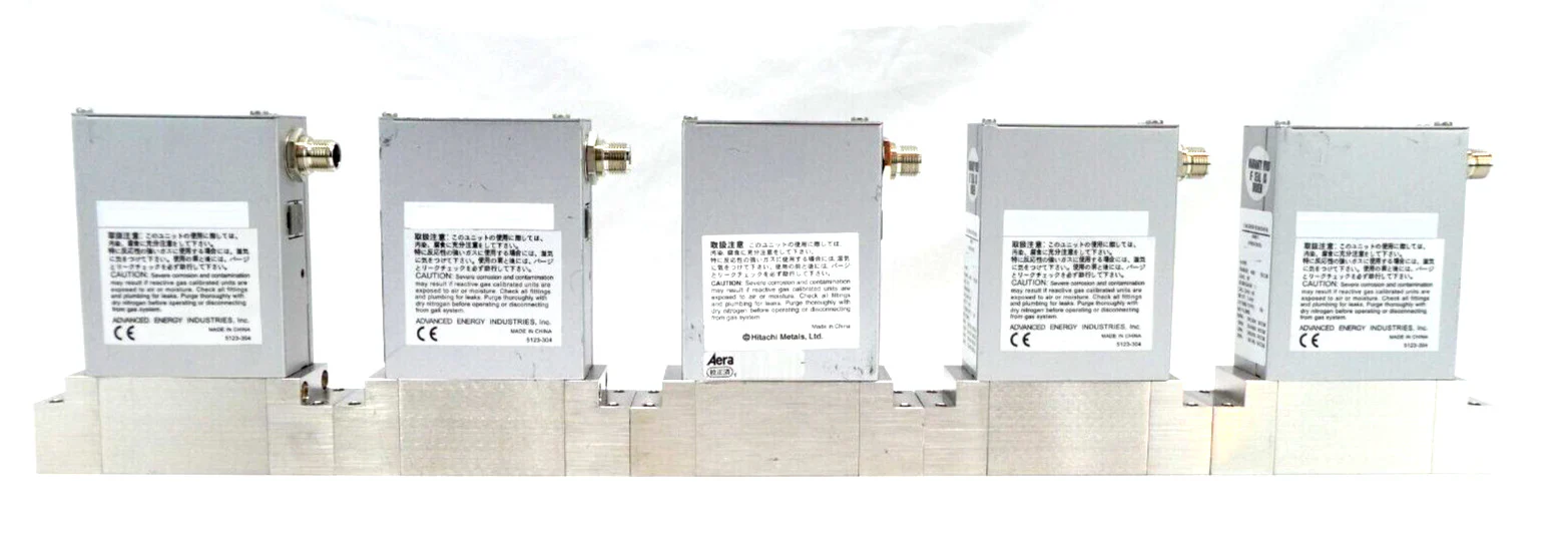 Aera FC-DN780CBA Mass Flow Controller MFC 600 SCCM 400 SCCM He Lot of 11 Working - Image 11