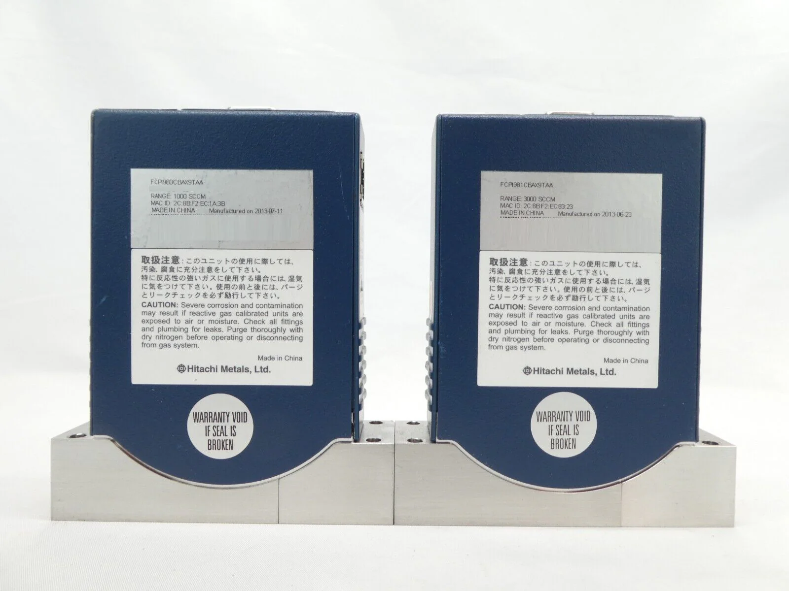 Aera PI-98 Series Mass Flow Controller MFC Reseller Lot of 8 Working Surplus - Image 6