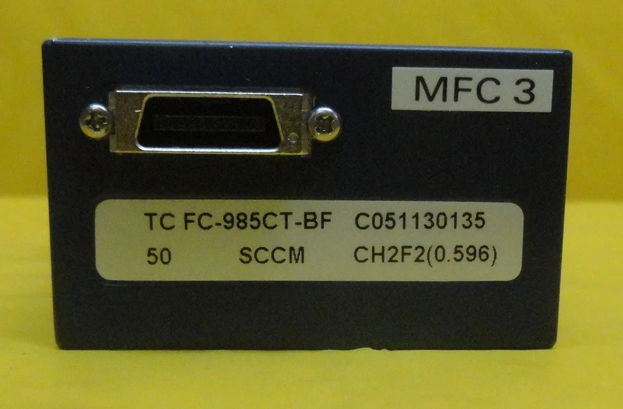 Aera TC FC-985CT-BF Mass Flow Controller MFC 50 SCCM CH2F2 Used Working - Image 4