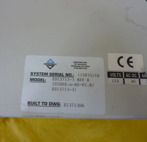 Aerotech ES13713-3 Multitasking Motion Controller UNIDEX 100 Lot of 2 Working - Image 3