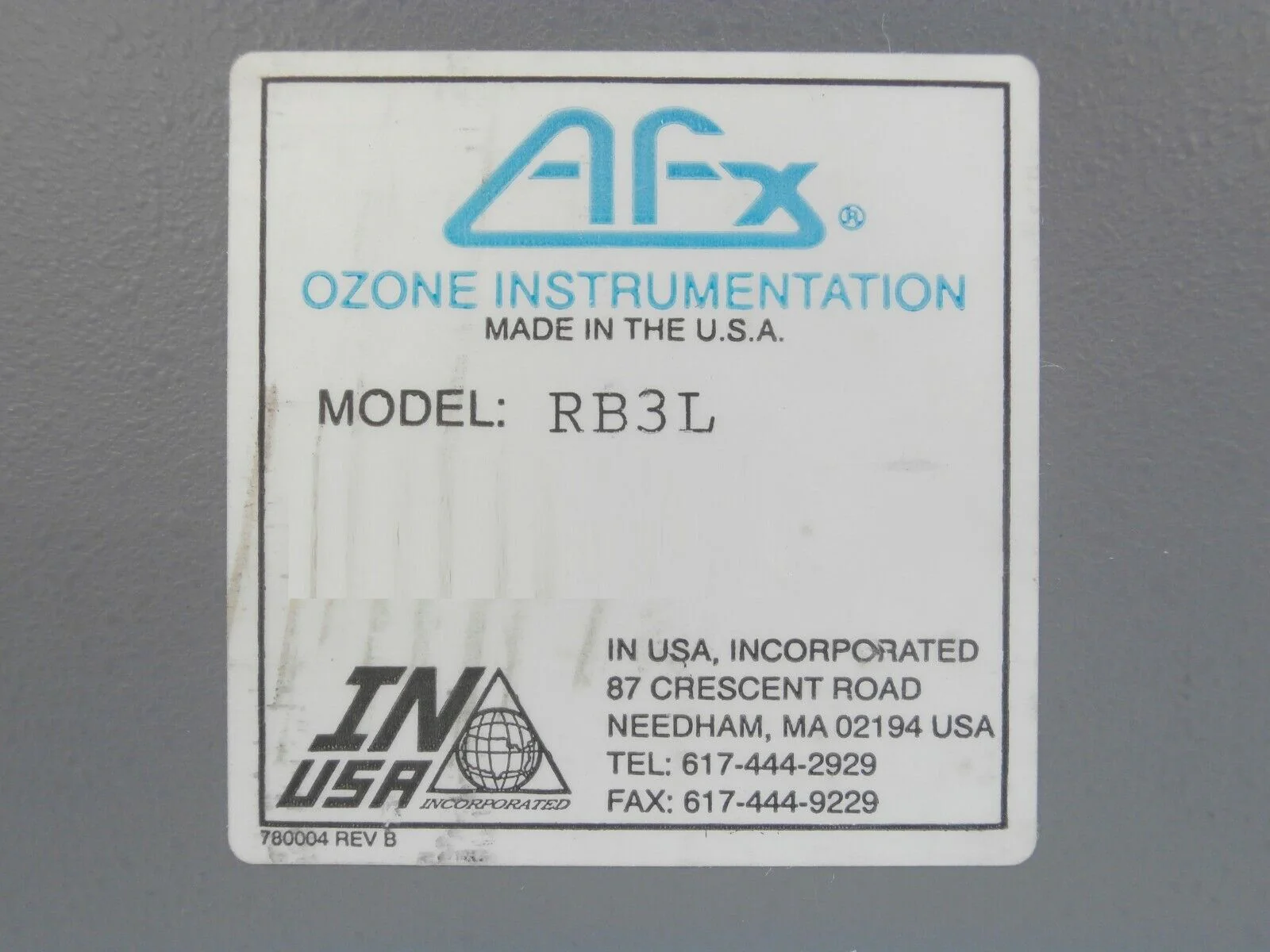 AFX Instrumentation RB3L Multi-Channel Control System RB5L InUSA Working Surplus - Image 9