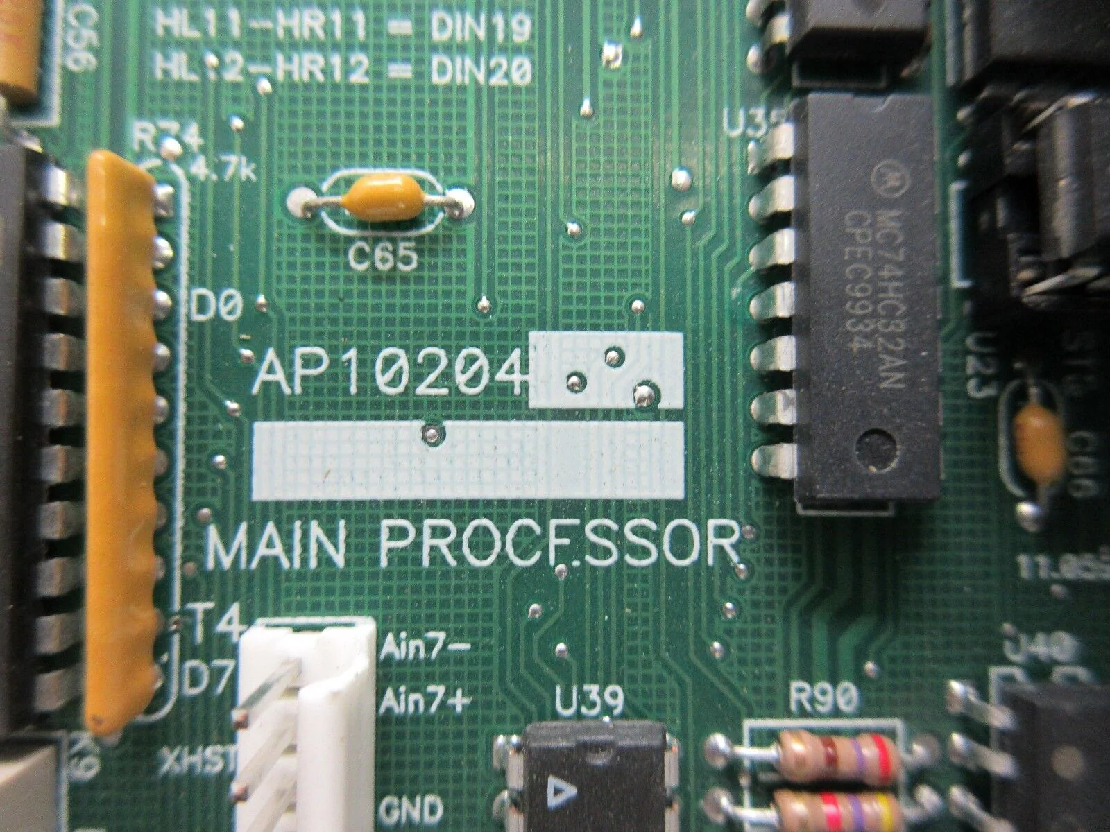 Air Products AP10204 Main Processor CPU PCB CRSD 1037 Working Surplus - Image 9
