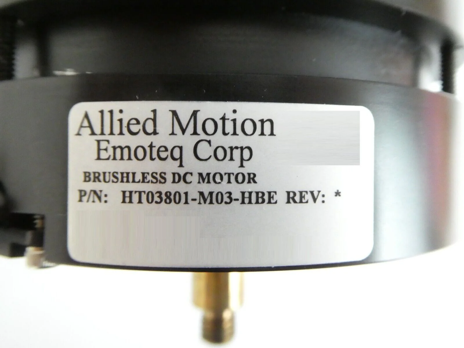 Allied Motion Emoteq HT03801-M03-HBE AC Brushless Servo Motor Semitool 17410 New - Image 10