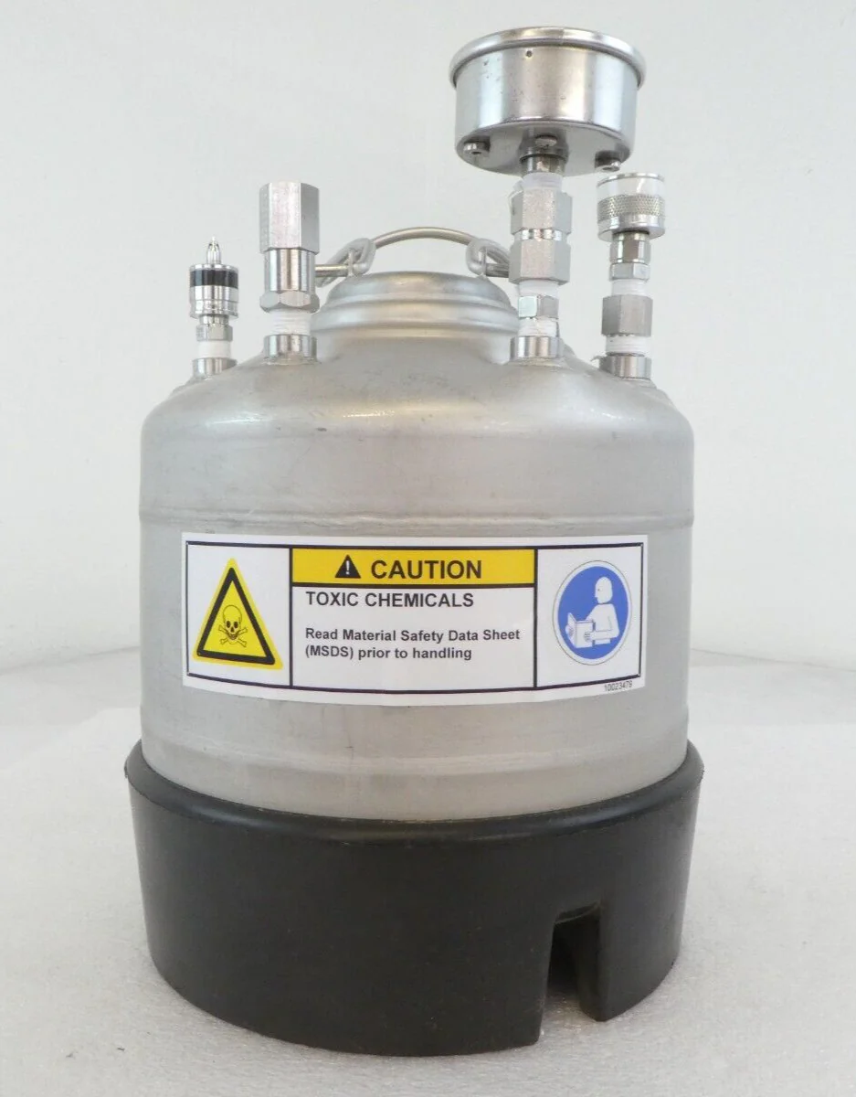 Alloy Products 72 7.5L 2 Gallon Photoresist HDMS Solvent Stainless Tank Working - Image 3