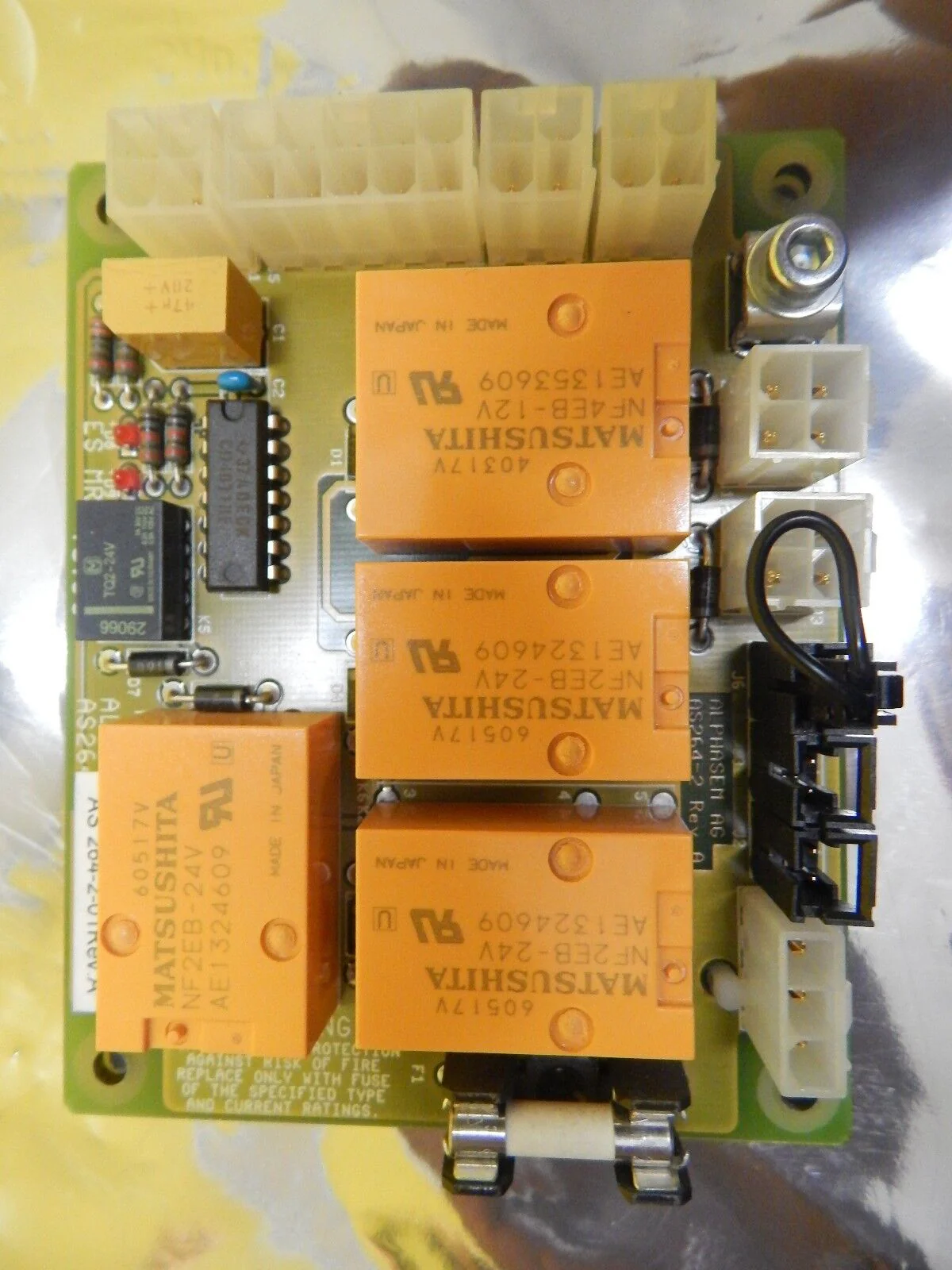 Alphasem AG AS264-2-01 Relay Board PCB AS264-2 Used Working - Image 5