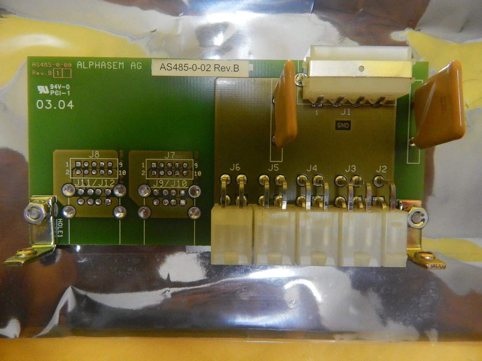 Alphasem AG AS485-0-02 Interface Board PCB AS485-0 Used Working - Image 2
