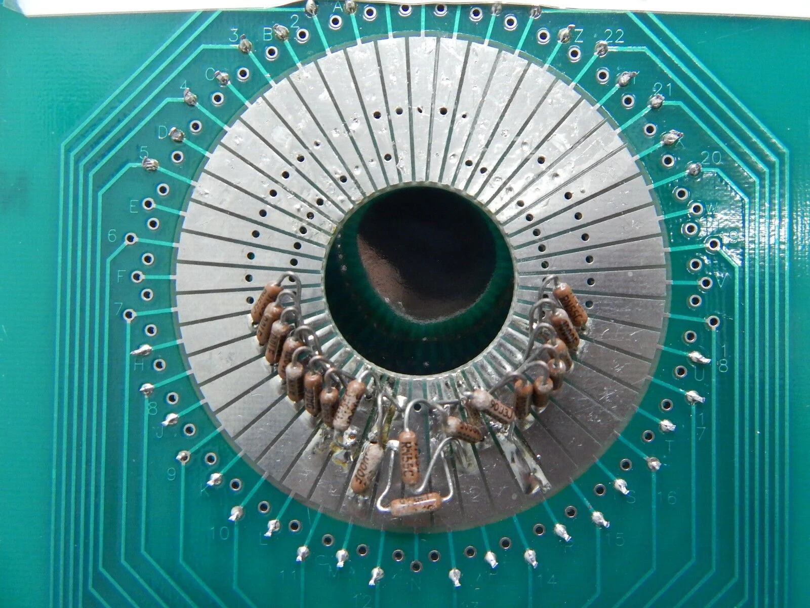 Alphatronics Gold Card 3 Probe Card PCB Standard B481 100.0 Ohms Meters 1&4 Used - Image 6