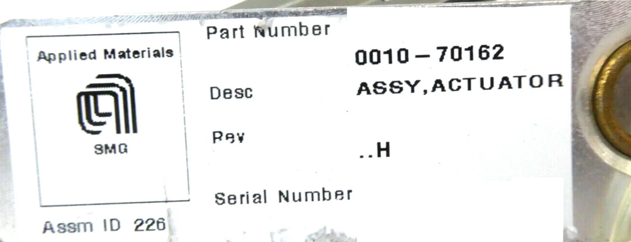 AMAT Applied Materials 0010-70162 Slit Valve Actuator Assembly Working Surplus - Image 9
