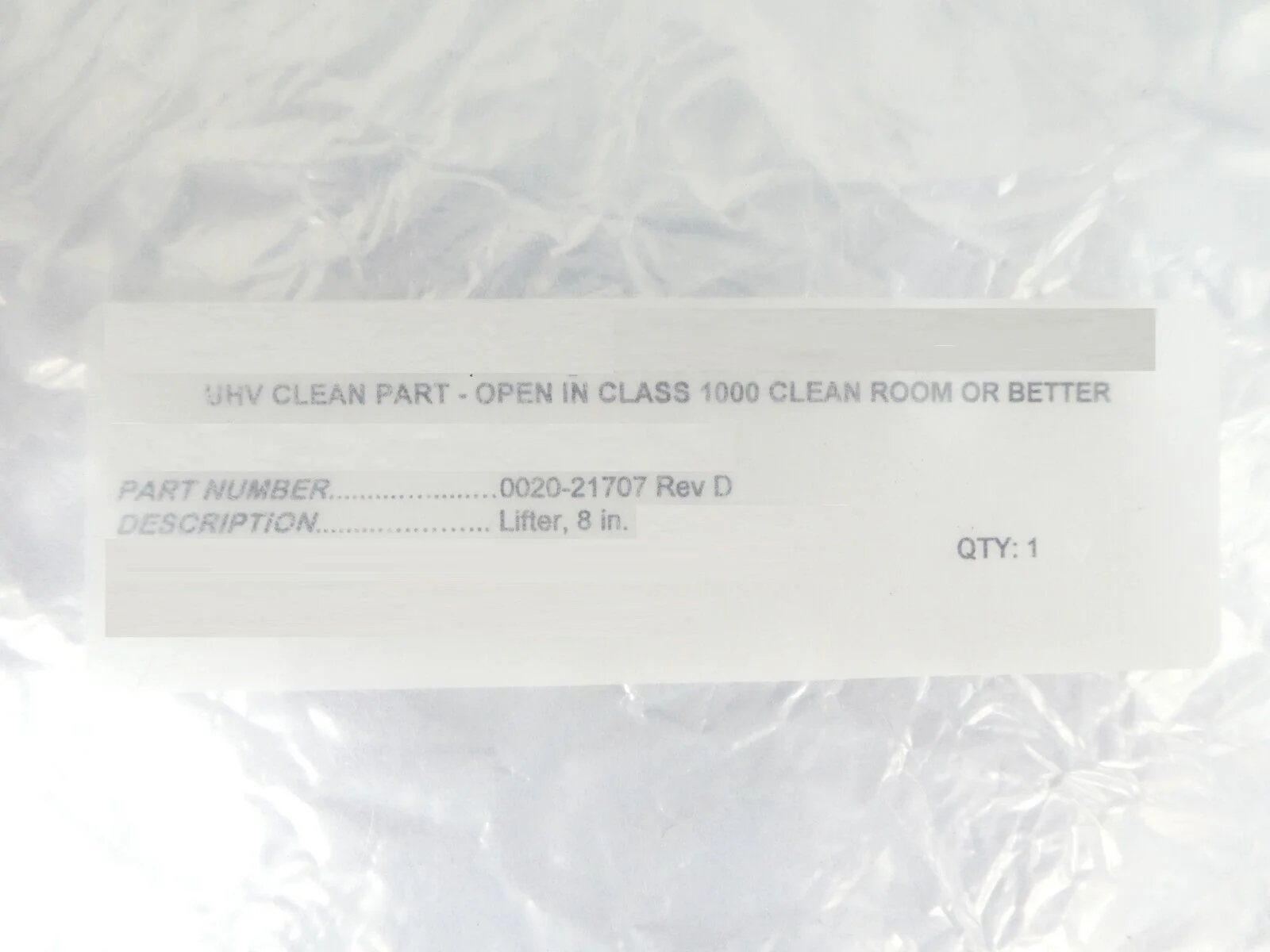 AMAT Applied Materials 0020-21707 8" Wafer Lifter Manufacturer Refurbished - Image 8