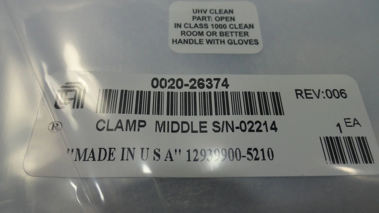 AMAT Applied Materials 0020-26374 Clamp Middle Shield 300MM Used Working - Image 3