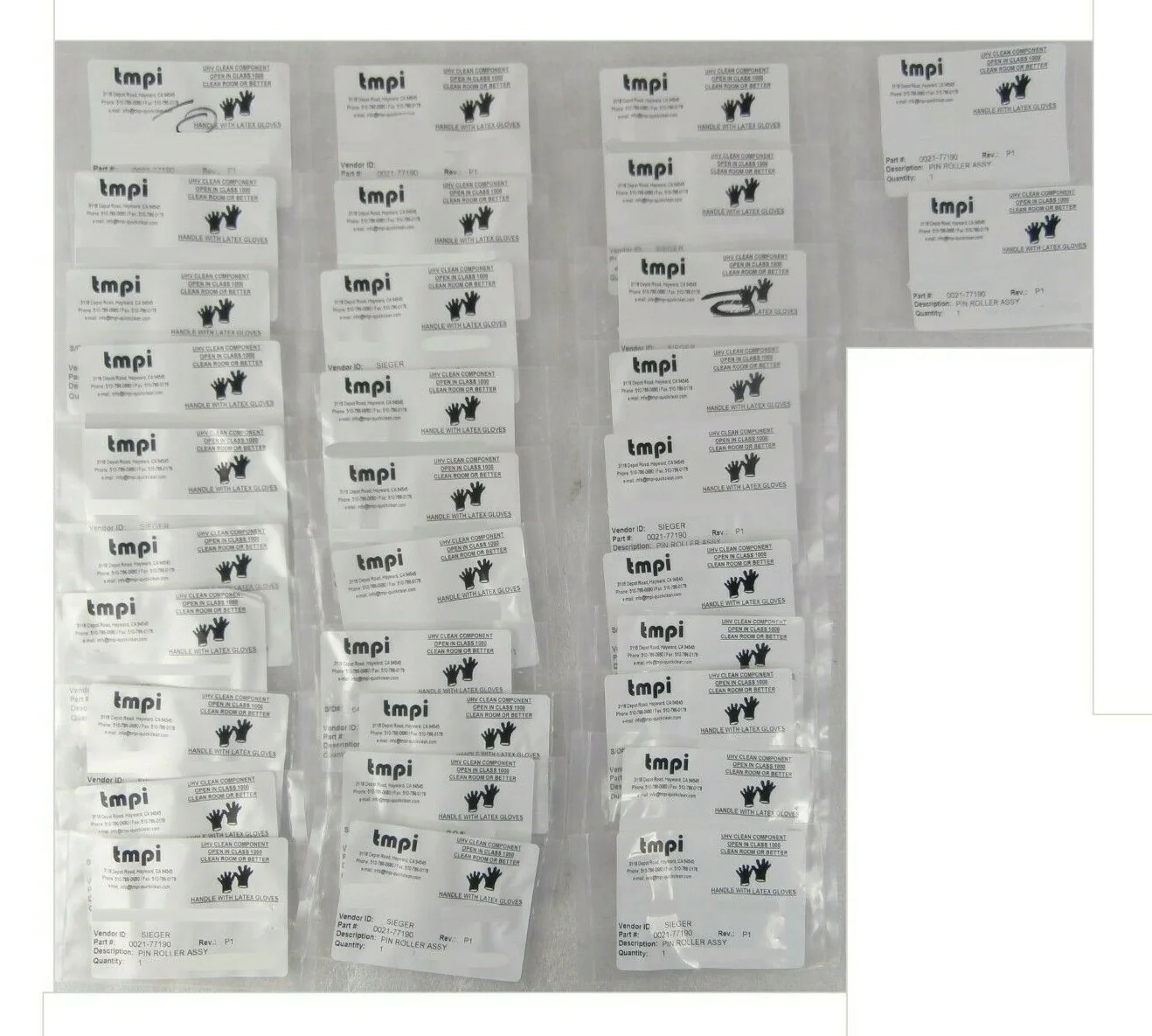 AMAT Applied Materials 0021-77190 Pin Roller Assembly Reseller Lot of 32 New - Image 2