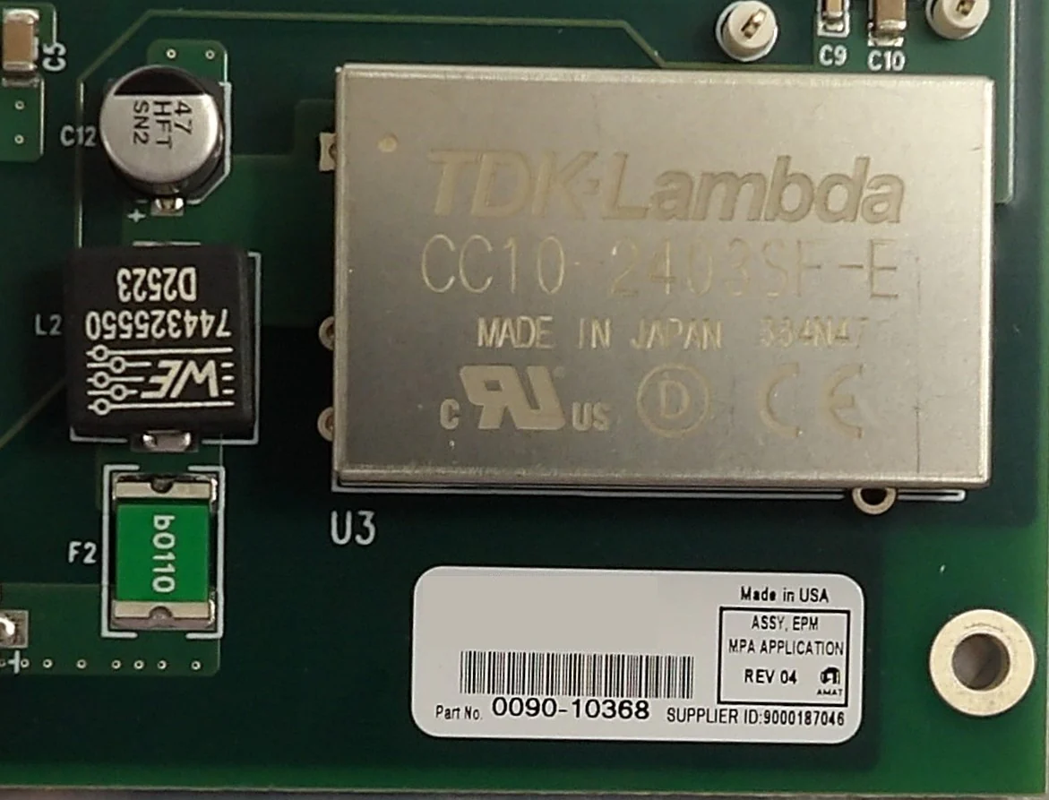 AMAT Applied Materials 0090-10368 EPM MPA Application PCB 0100-03743 Working - Image 7