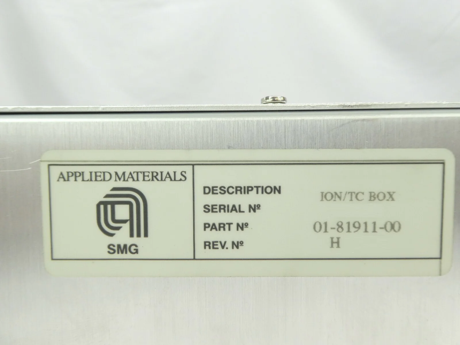 AMAT Applied Materials 01-81911-00 ION/TC Box Working Surplus - Image 11
