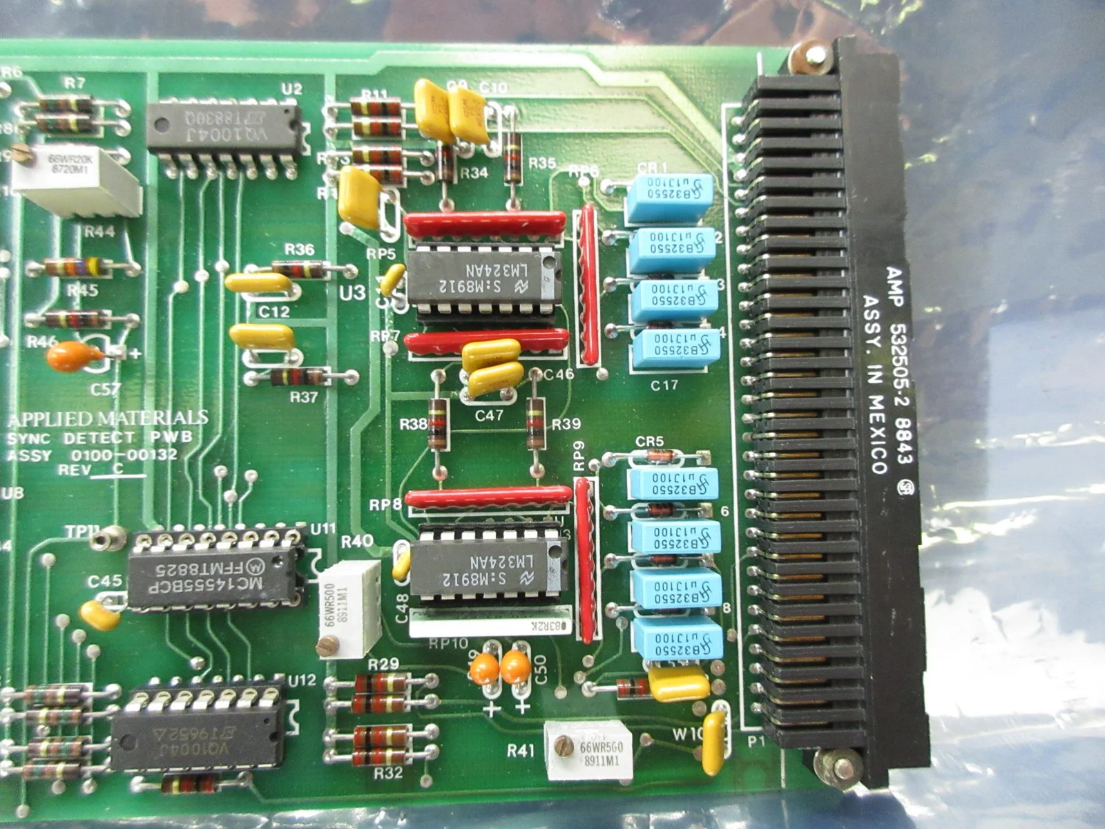 AMAT Applied Materials 0100-00132 Sync Detect PWB Card PCB Untested AS-IS - Image 2