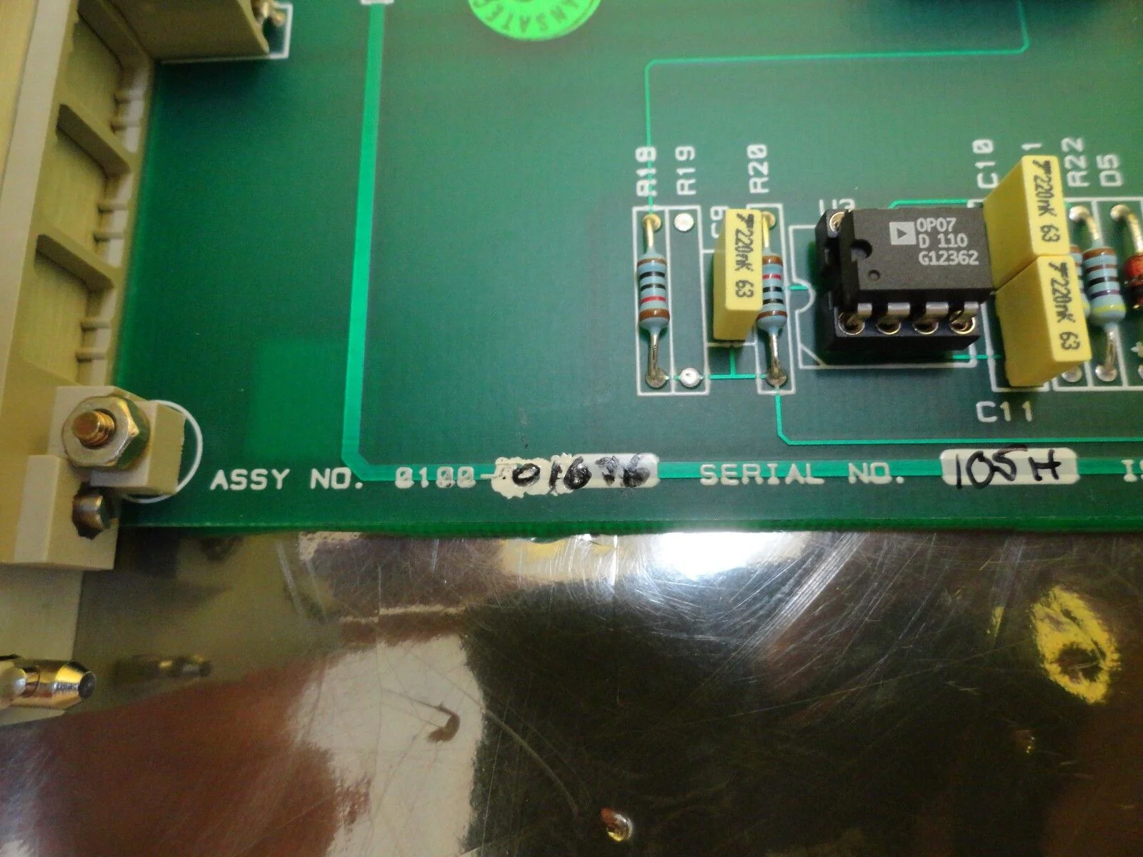 AMAT Applied Materials 0100-01676 Decel/Focus PSU Interface PCB Card Issue A - Image 3