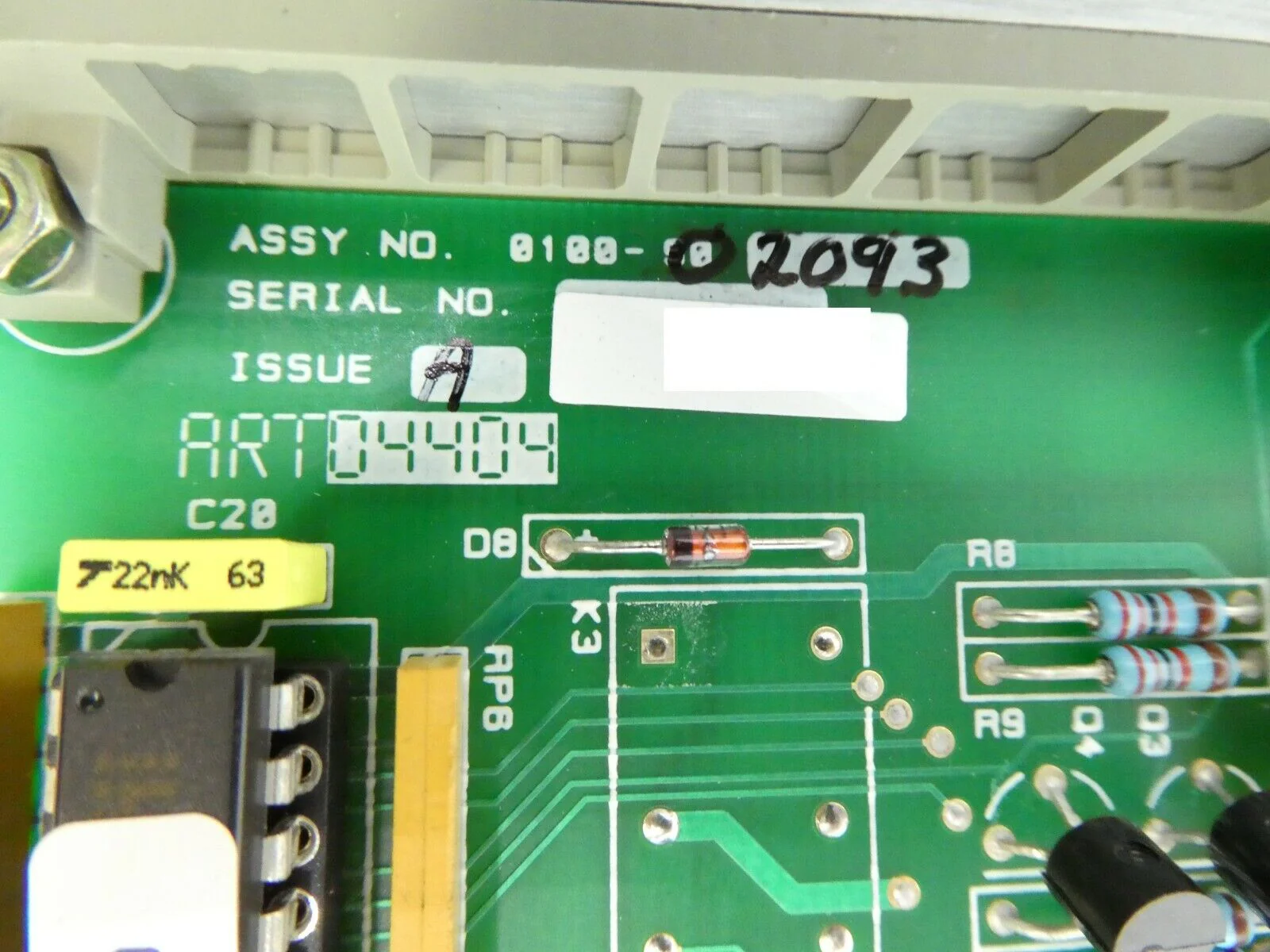 AMAT Applied Materials 0100-02093 Turbo Pump Interface PCB Card 0120-91289 Spare - Image 11