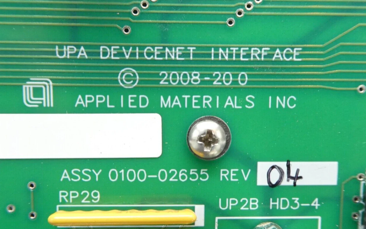 AMAT Applied Materials 0100-02655 UPA DeviceNet Interface PCB Rev. 04 Working - Image 11