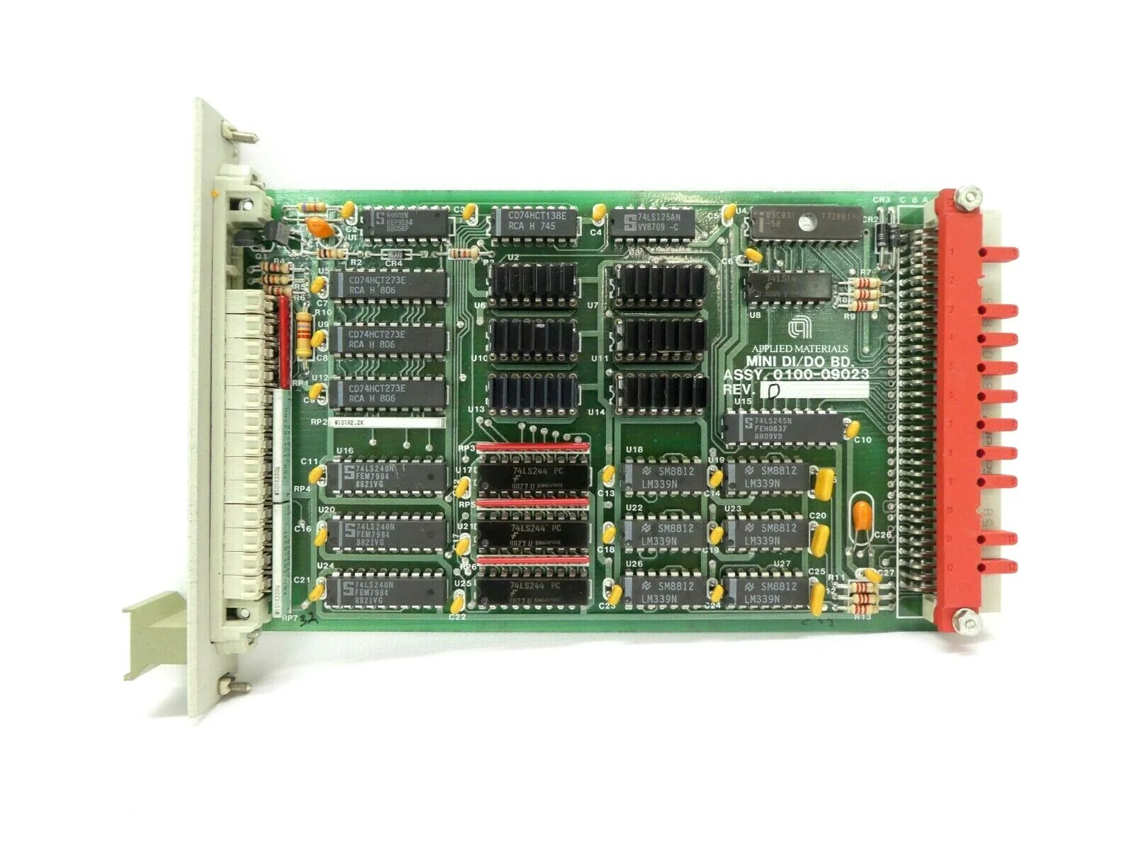 AMAT Applied Materials 0100-09023 Mini DI/DO Board PCB Rev. D Working Surplus - Image 2
