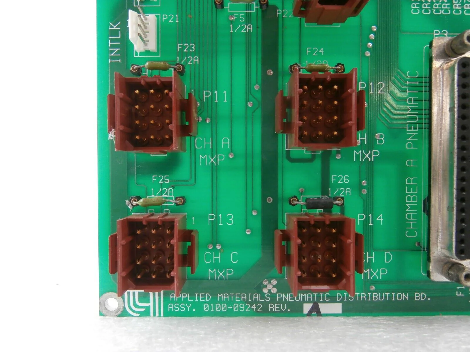 AMAT Applied Materials 0100-09242 Pneumatic Board PCB Samsung VAL-93-2784-86 - Image 9