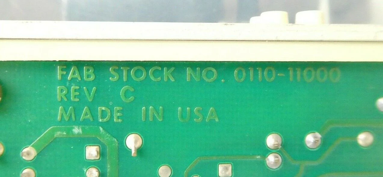 AMAT Applied Materials 0100-11000 Analog Input PCB Card Precision 5000 Working - Image 11